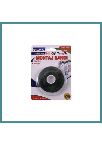 Trendexa 19mmx5 Mt. Çift Taraflı Montaj Bandı 1 Adet Mac