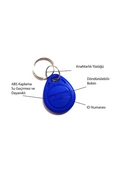 Sr-600 H Rfıd Proximity Anahtarlık 125 Khz Kopyalanamaz Geçiş Kontrol Keyfob 1000 Adet