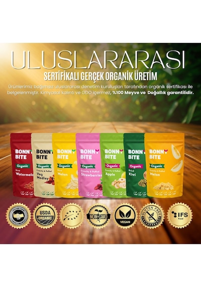 Organik Çıtır Elma & Çıtır Sebze Kapya Biber, Cherry Domates, Soğan 6'lı Paketi Diğer