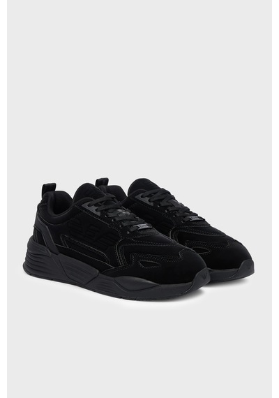 Ea7 Logolu Sneaker Ayakkabı Unisex Ayakkabı 7x000306 Af28160 Mc513 Siyah