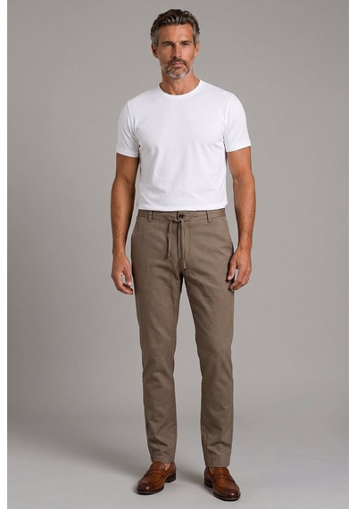 Bisse Kahve Jogger İpli Spor Pantolon Pns26y26105 K11 Kahverengi