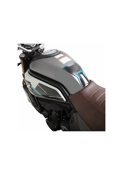 Gp Kompozit Cf Moto 700 Cl-x 2022-2023 Uyumlu Tank Pad Seti Turkuaz