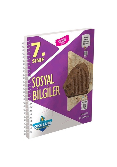 7.Sınıf Sosyal Bilgiler Okulum Akıllı Defter- Murat Yayınları