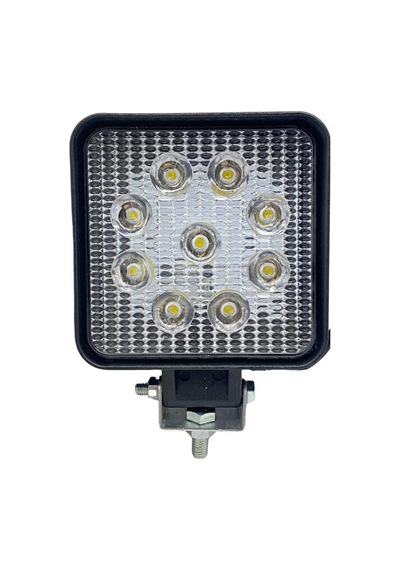 12v-110v Çalışma Lambası Kare 9 X 3w Power Ledli 108 108 28 Mm