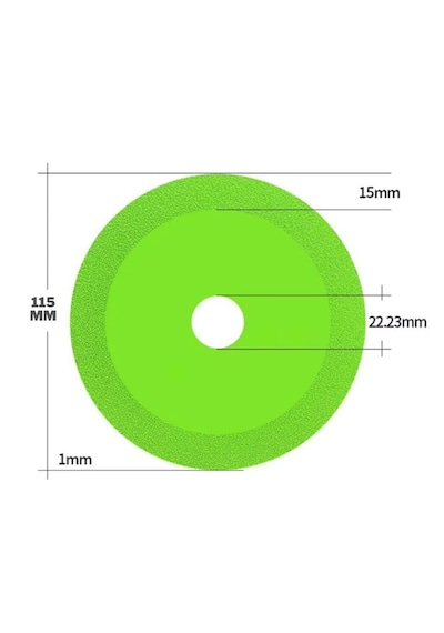 Rekotools -cam Seramik Taş Fayans Şişe Kesme Diski 115 Mm