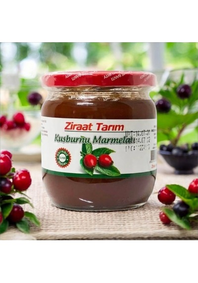 Kuşburnu Marmelatı Şeker İlavesiz 450 Gr