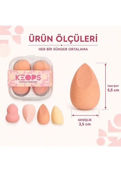 Lexroo Makyaj Sünger Seti 4 Lü 39975267