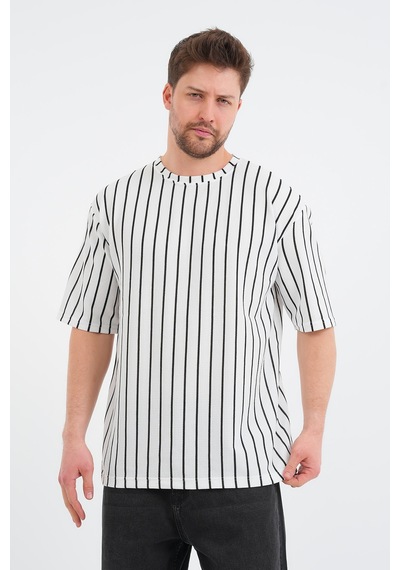 Redline Shift Erkek Oversize Tişört Beyaz