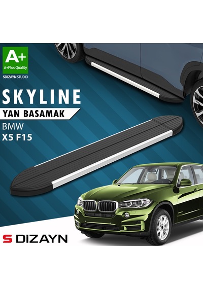 S-dizayn Bmw X5 F15 Skyline Aluminyum Yan Basamak 193 Cm 2013-2018 A+ Kalite