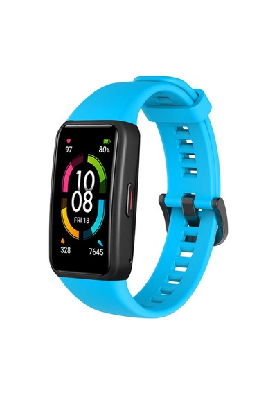 Huawei Band 6 Uyumlu Krd-47 Uyumlu Zore Kordon-mavi