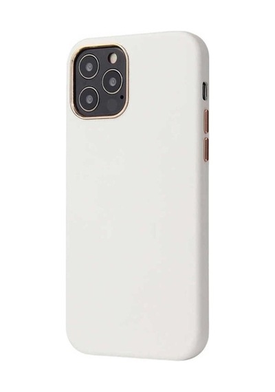 Apple Uyumlu iPhone 12 Pro Max Kılıf Zore Eyzi Kapak Beyaz