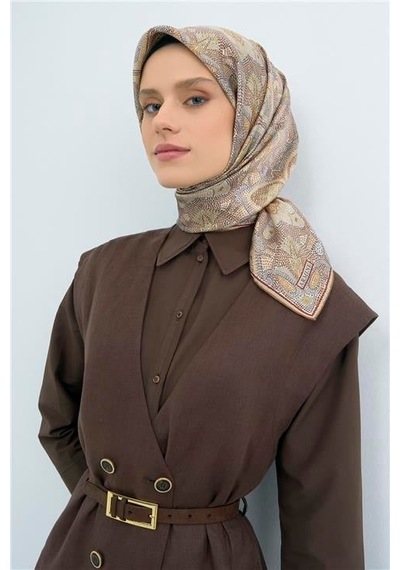 Armine Saf İpek Sura Eşarp 9540d 32 Çok Renkli