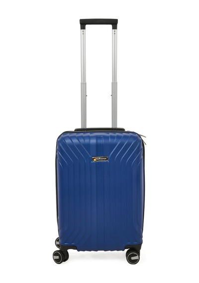 Hoffmannss Vertical Line Kabin Boy Abs Valiz - Gece Mavisi - 57x37x23 Cm Çok Renkli
