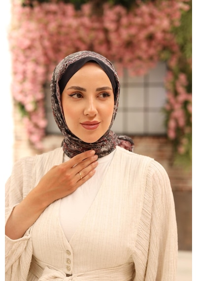 Silk Home Nariya Şal 90001-13 Bordo