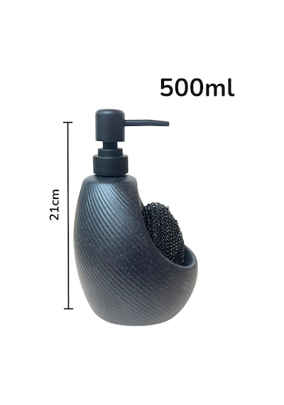 Porselen Sıvı Sabunluk 500ml Püskürtme Boya Siyah 3559