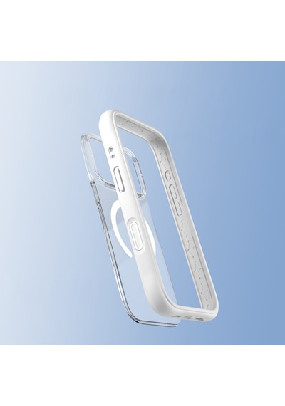 Apple Uyumlu iPhone 17 Pro Max  Kılıf M-safe Şarj Özellikli Airbagli Youngkit Dynamic 2 Serisi Kapak Beyaz Beyaz