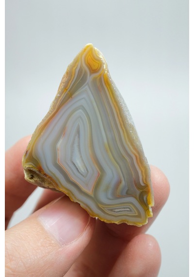 Pastel Mavi Sarı Bal Rengi Ve İnce Beyaz Şeritli Siyah Deniz Akik Çifti