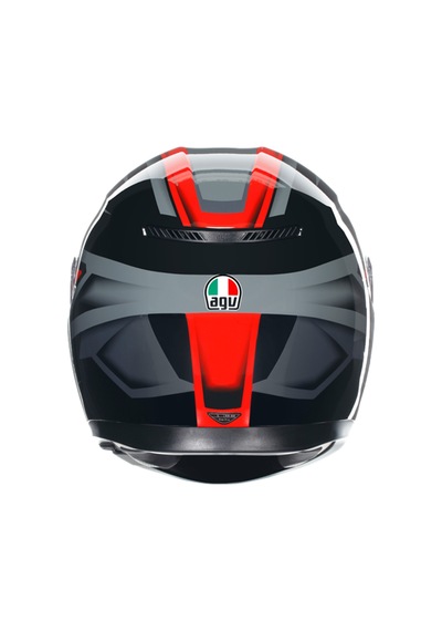 Agv Kask/k3 Mplk Compound Balck Red Çok Renkli