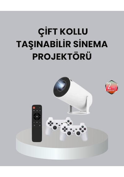 4k Wi-fi 6 Projeksiyon Cihazı 10.000+ Oyun Desteği, Kablosuz Bağlantı Ve Çoklu Giriş Portları