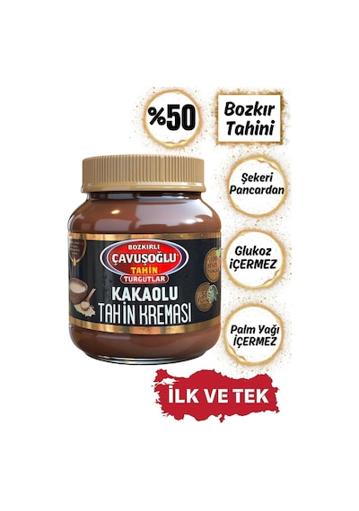 Susamlı Tahin Kreması 330g + Kakaolu Tahin Kreması 330g