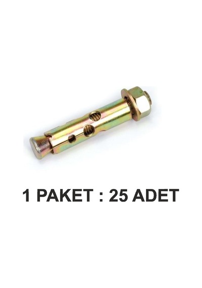 Eco Çekmeli Çelik Dübel M10 Gömlekli Paket 25 Li