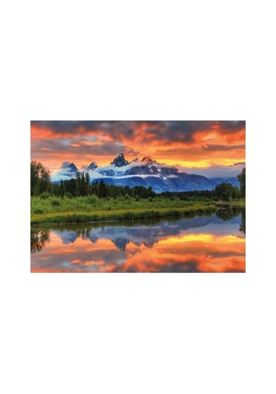 1500 Parça Grand Teton Ulusal Parkı Temalı Bulmaca