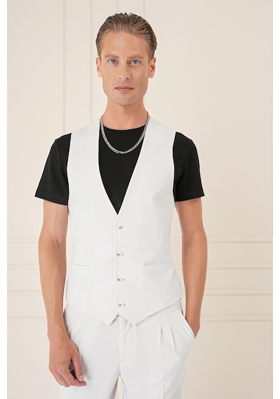 Efor Comfort Fit Gofre Kumaş Pamuk Yelekli Casual Taş Ceket C 678 Taş