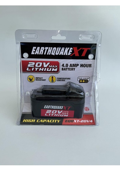 Earthquakext 20v 4.0ah Li-ion Akü Eqbxt-20v4