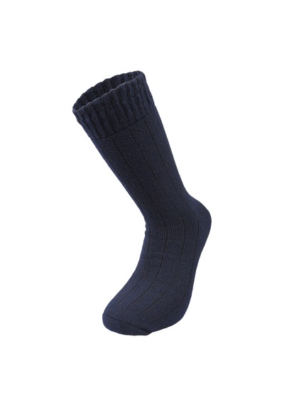 Bolero E99 Erkek Yün Havlu Lambswool Çorap Lacivert