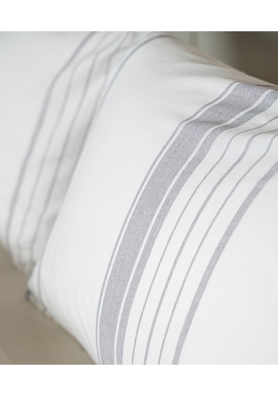 Cotton Collection Tek Kişilik Çizgili Çarşaf Seti Mistray Renkli