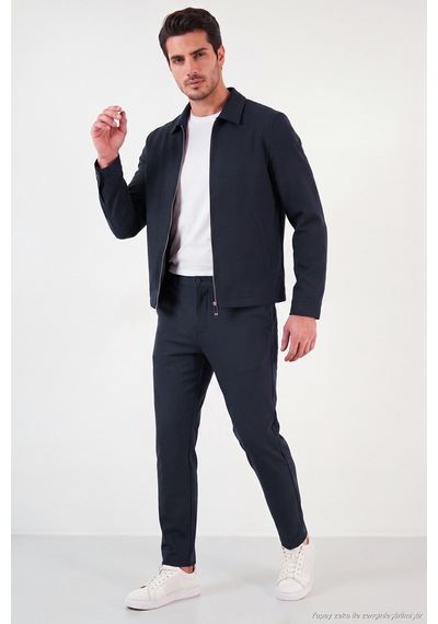Buratti Regular Fit Belden Bağlamalı Düz Paça Pantolon Erkek Pantolon Cf26w6111111 Lacivert