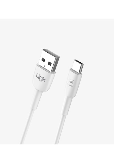 Linktech Type-c Şarj Kablosu 100cm - Yeni Nesil Android 3a Usb-a Tip-c Usb Şarj Kablosu