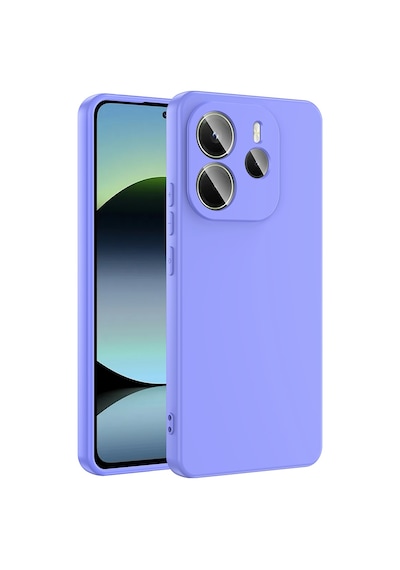 Xiaomi Redmi Note 14 4g Kılıf Yumuşak Silikon Kamera Korumalı Lansman Pazarplus Siyah