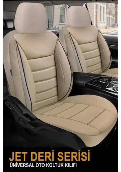 Ford Focus Titanium 1.0 Ecoboost 125 4 Kapı A/t 2019 Uyumlu Jet Deri Bej Oto Kılıfı Tam Set