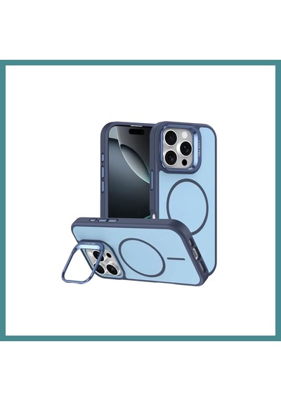 Trendexa Joko İphone 16 Pro Max Uyumlu Flexa Magsafe Kapak - Mavi Mac