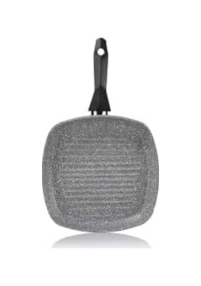 Cory Yanmaz Yapışmaz Kare Grill Tava 28cm-gri Açık Bakır