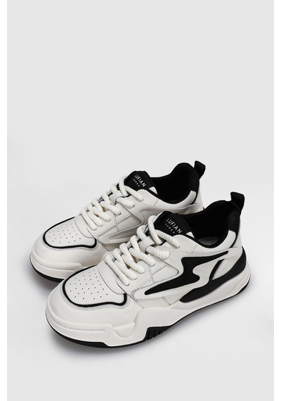 Lufian Maya Kadın Sneaker Ayakkabı Siyah Siyah 121230090100100