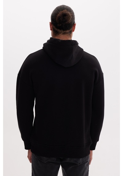 The Crow Belıve Siyah Hoodıe Sweatshırt Siyah