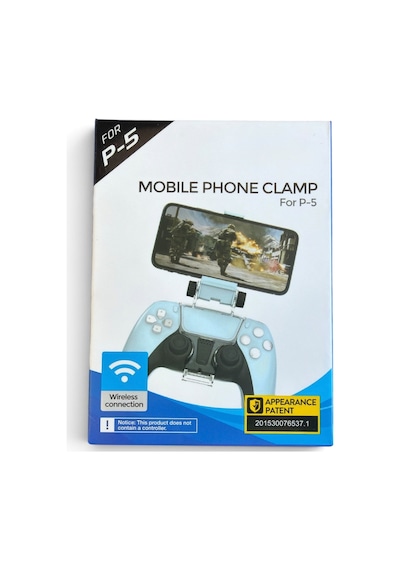 Ps5 Dualsense Uyumlu Telefon Tutucu Klips Ayarlanabilir Gamepad Standı