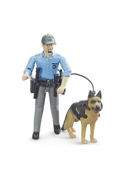 Bruder Polis Figürü ve Polis Köpeği