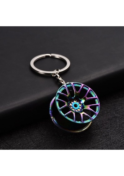 Metal Oto Anahtarlık Jant Figürlü