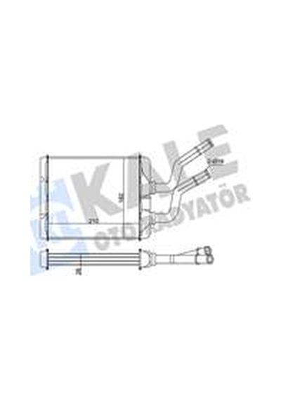 Kalorıfer Radyatoru Brazıng Alfa Romeo 147-156-gtv 01-