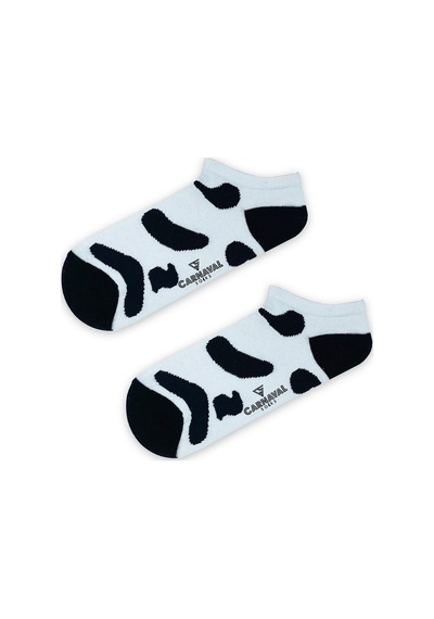 Carnaval Socks Patik Benekler Desenli Renkli Spor Çorap Çok Renkli