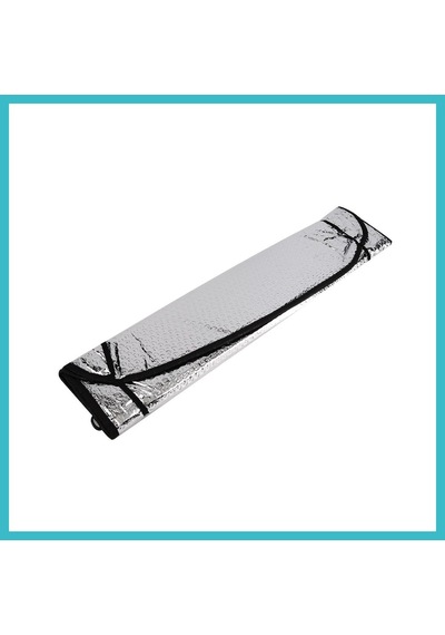Bezos Metalize Ön Cam Oto Güneşlik Büyük 140x70cm Gri Dfnbez