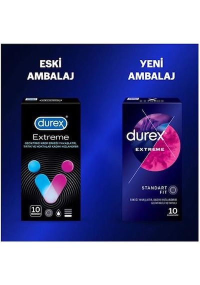 Durex Prezervatif Extreme Standart Fit 10 Lu