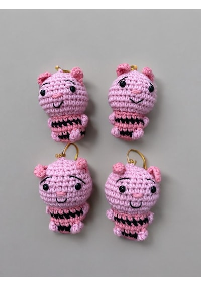 Amigurumi Anahtarlık 6-8 Cm Sevimli El Örgüsü Hediyelik Anahtar Ve Çanta Aksesuarı 82118470