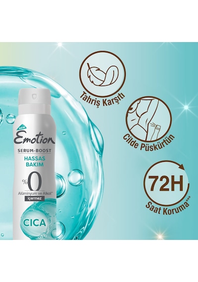 Serum Boost Koltuk Altı Hassasiyetine&kararmasına Karşı Etkili Deodorant 4x150 Ml %0 Alüminyum&alkol