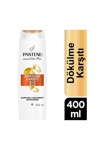 Pantene Dökülme Karşıtı Şampuan 3'ü 1 Arada Şampuan 400 Ml