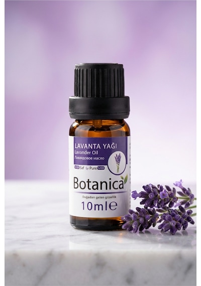 Botanica %100 Saf Lavanta Yağı Rahatlatıcı Aromaterapi Doğal Uçucu Bitkisel Damla 10 Ml 10 ML