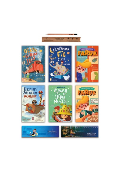 Timaş Çocuk Ayvayı Yedik Müzesi - Çantamdan Fil Çıktı - Benim Zürafam Uçabilir Faruk Serisi Set 6 Kitap